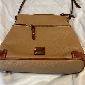 Dooney and Bourke tan crossbody bag